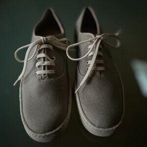 Salvatore Ferragamo Tanghe - Spiga 022 Fabric/Spiga Calf Sneakers - Size 6AAAA